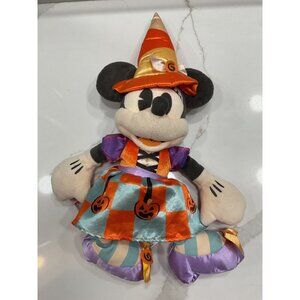 Disney Parks Minnie Mouse Halloween Witch Plush 15" Doll 2020